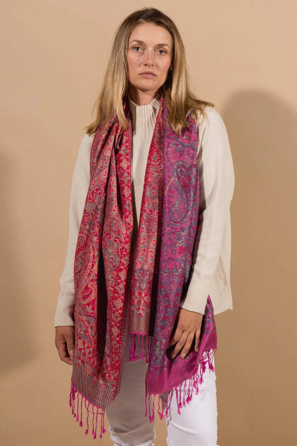 T&G - Casablanca Scarf - Fushia