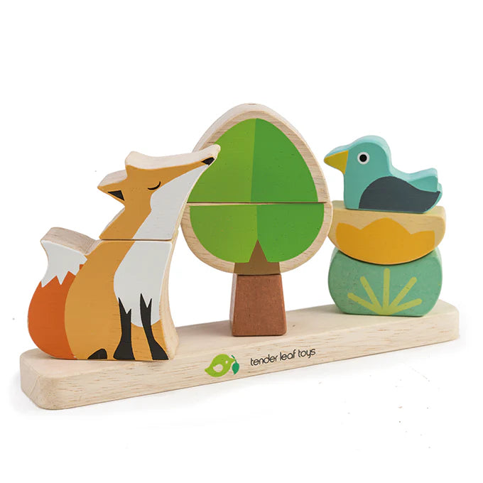 Foxy Magnetic Stacker - wooden toy