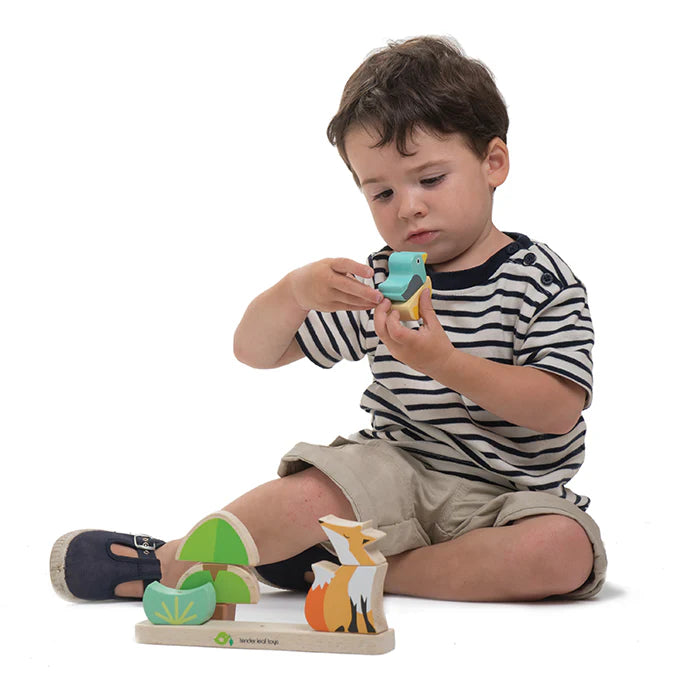 Foxy Magnetic Stacker - wooden toy