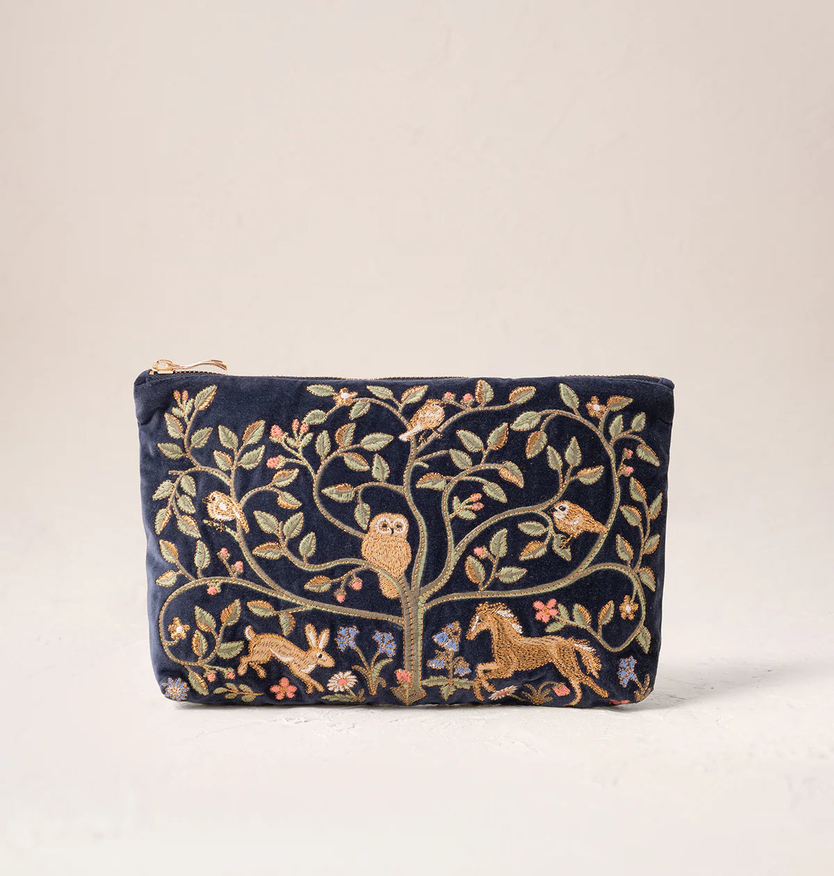 Tree of Life Everyday Pouch - Indigo