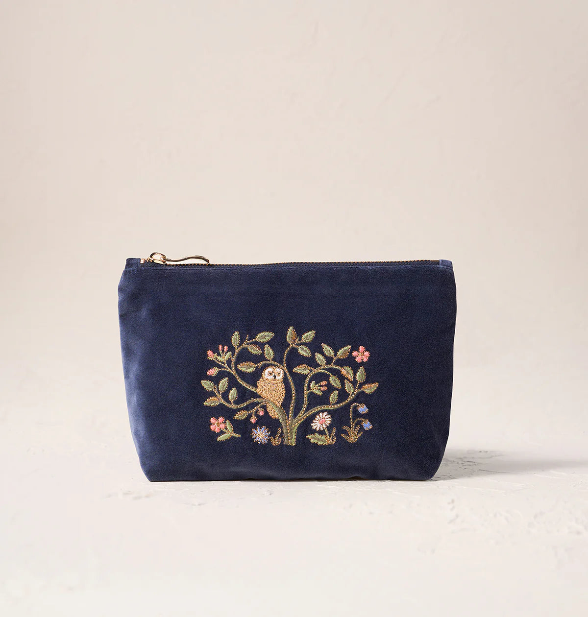 Tree of Life Mini Pouch - Indigo