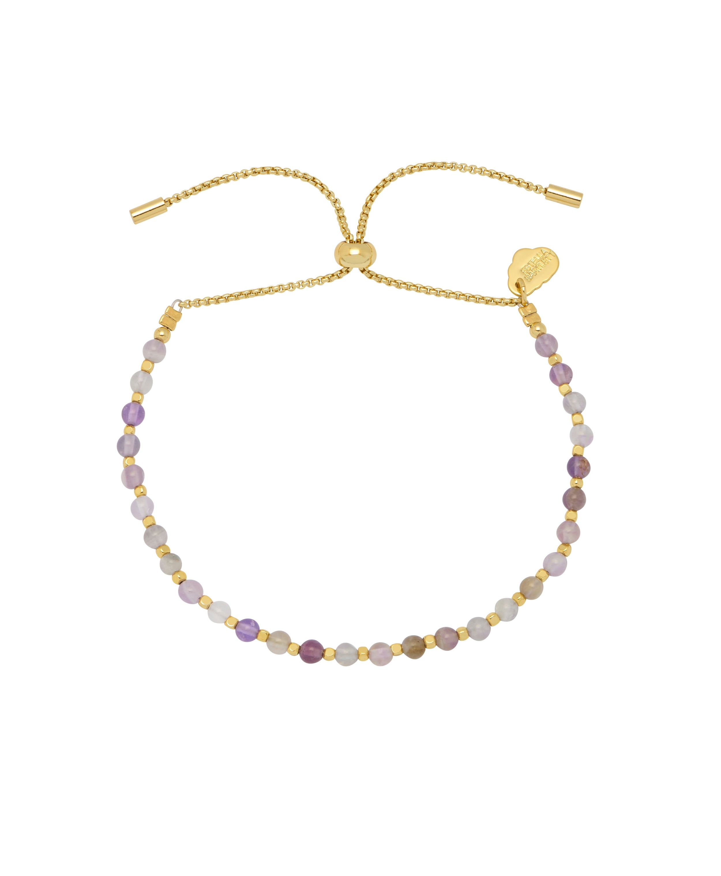 Estella Bartlett - Amelia Amethyst Bracelet Gold Plated