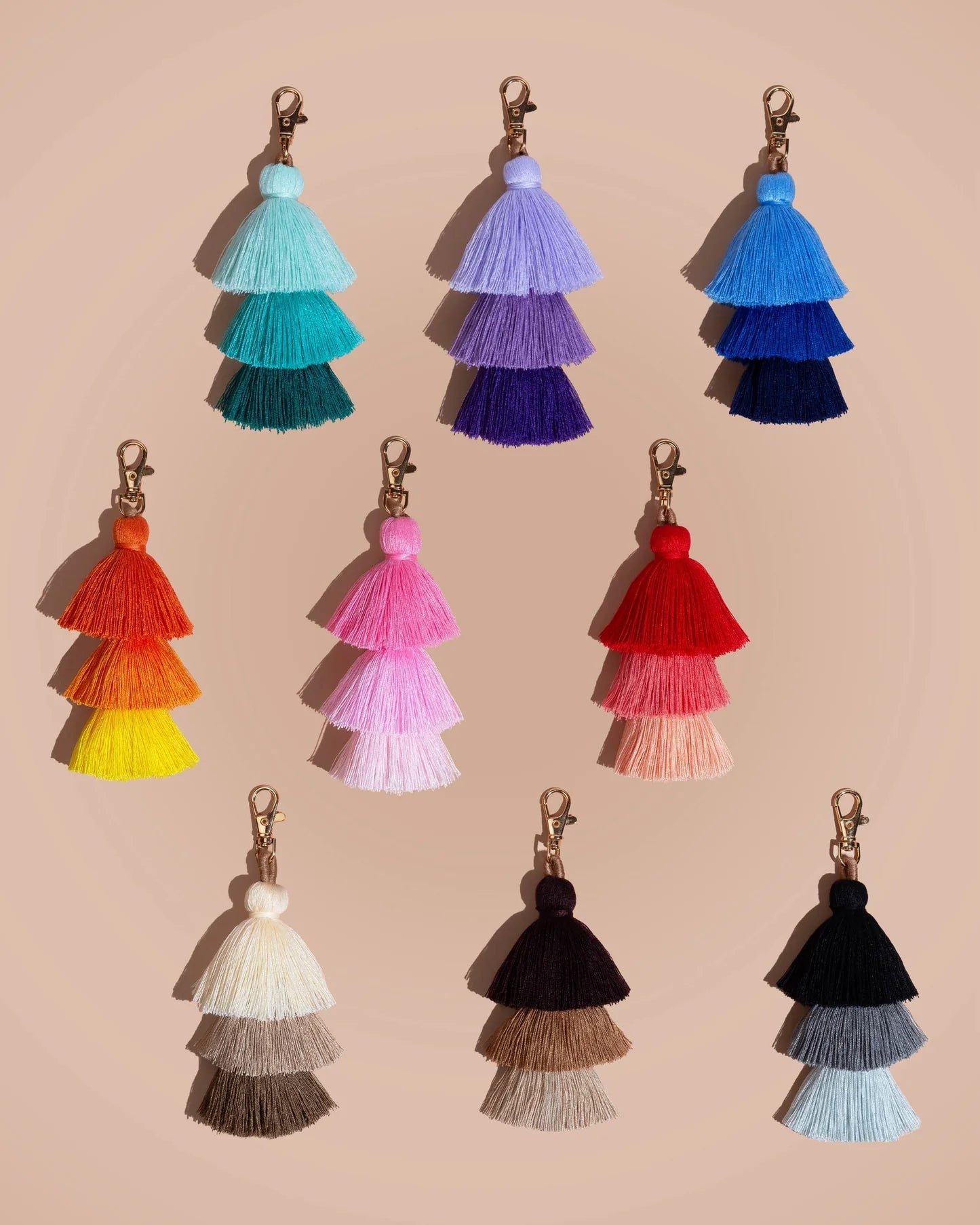 Bag Tassel Charm - Black