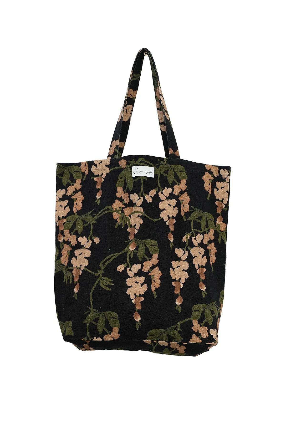 Canvas Bag - Wisteria Black