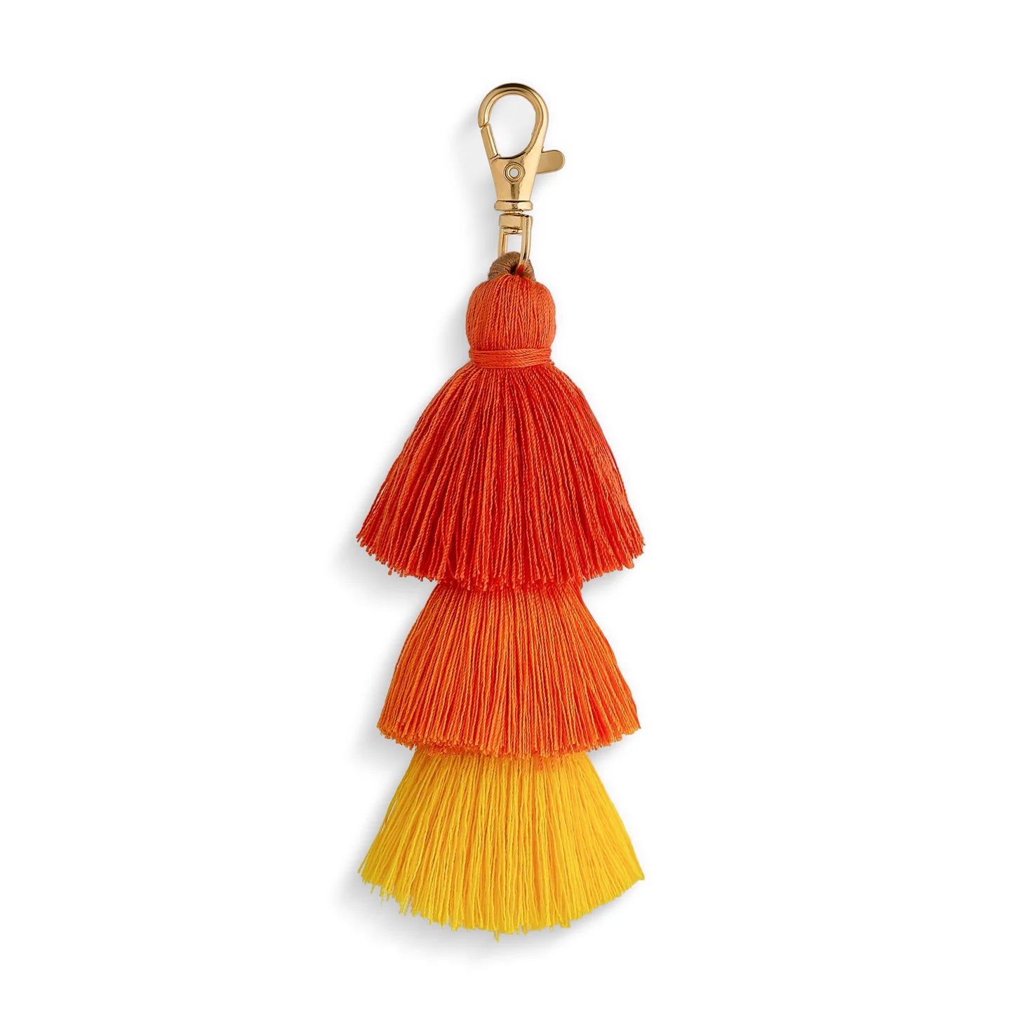 Bag Tassel Charm - Orange