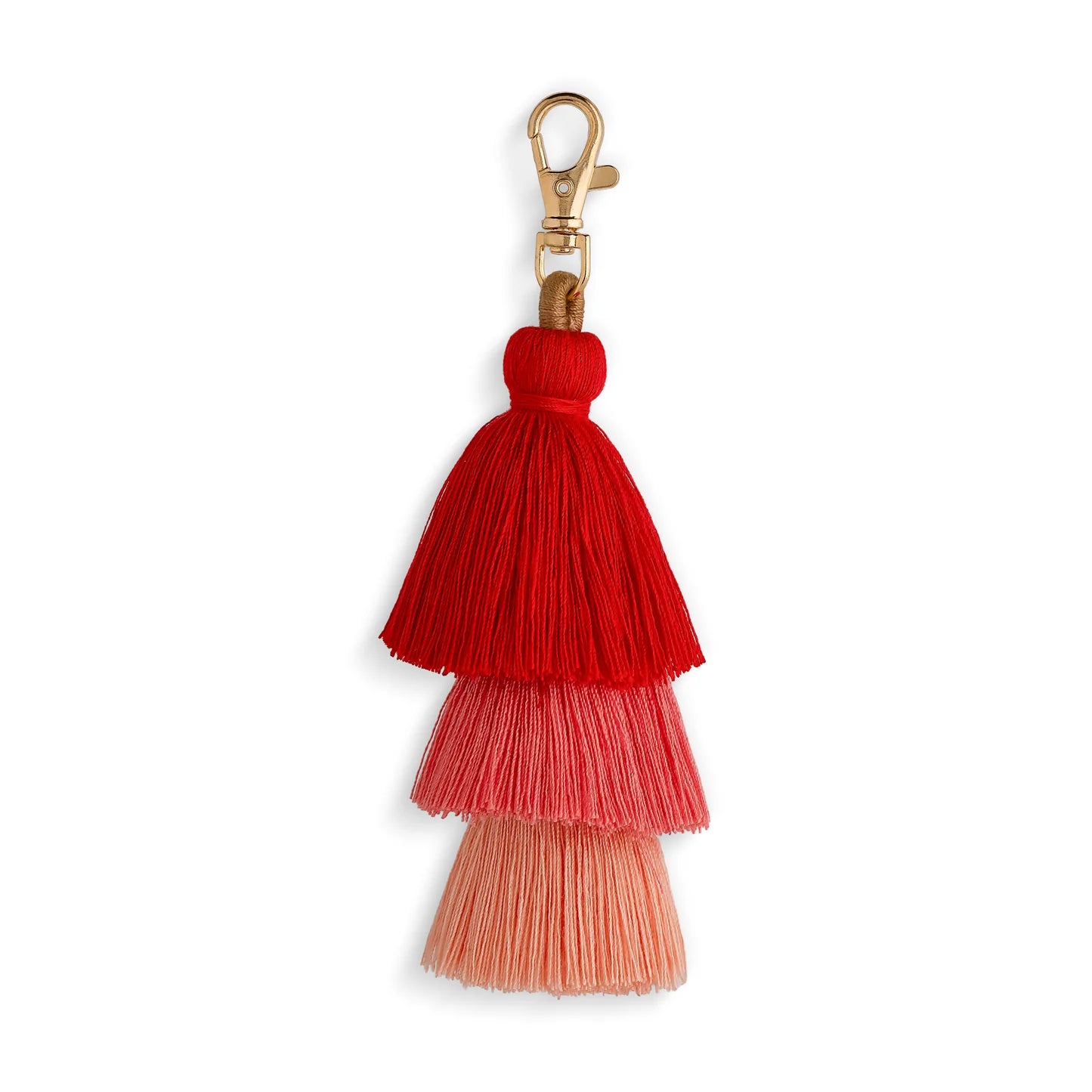 Bag Tassel Charm - Red