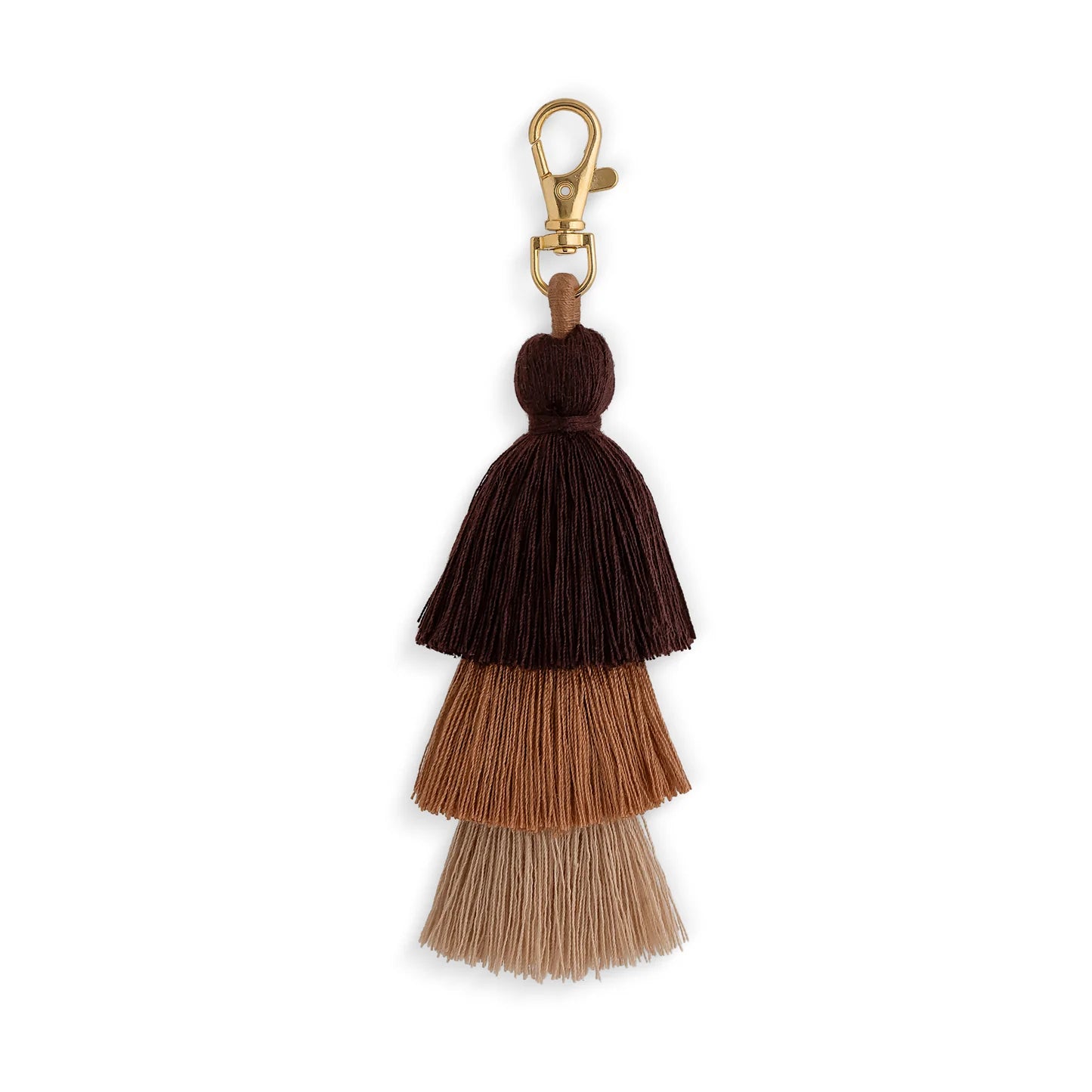 Bag Tassel Charm - Brown