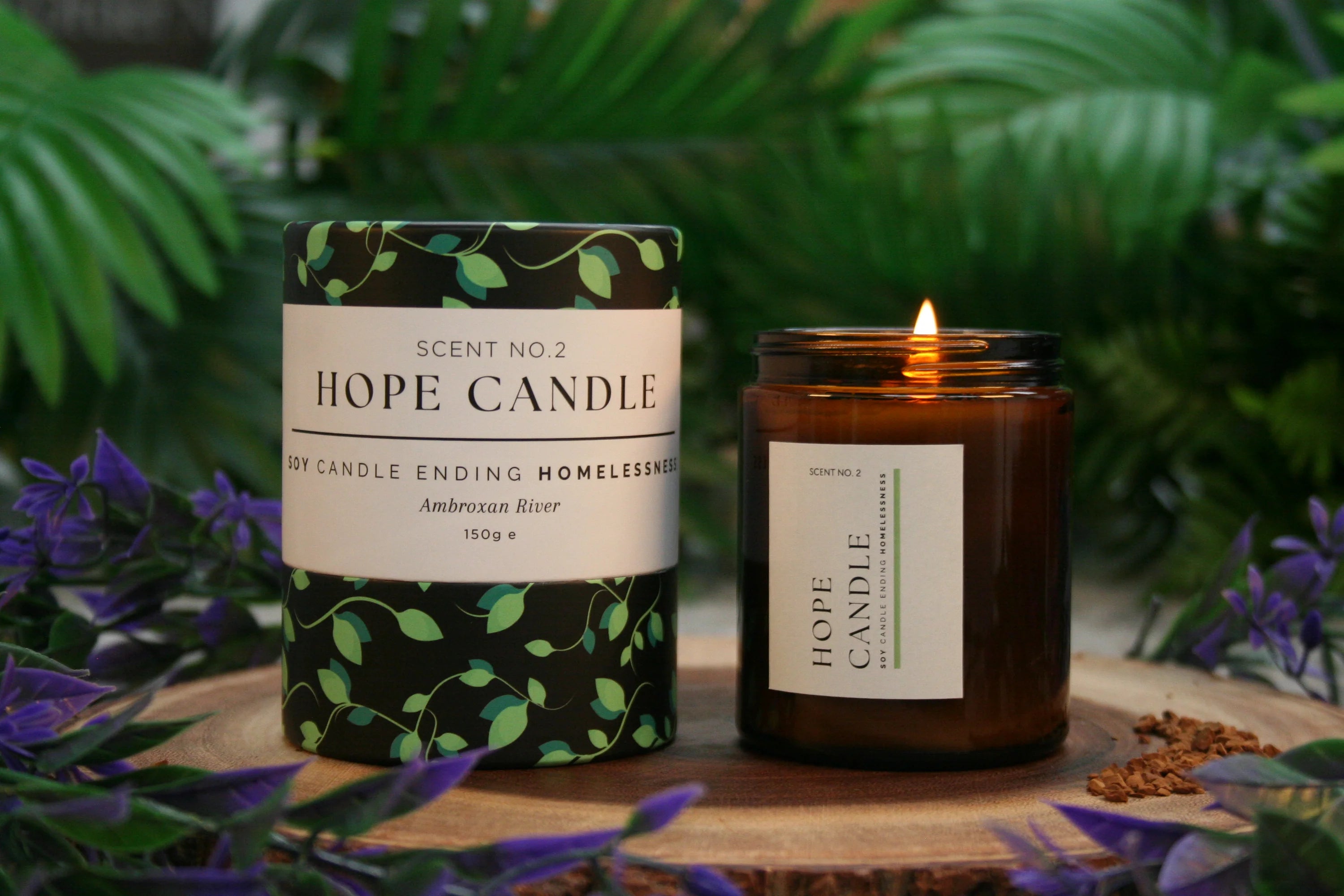 Ambroxan River Soy Candle - 180g