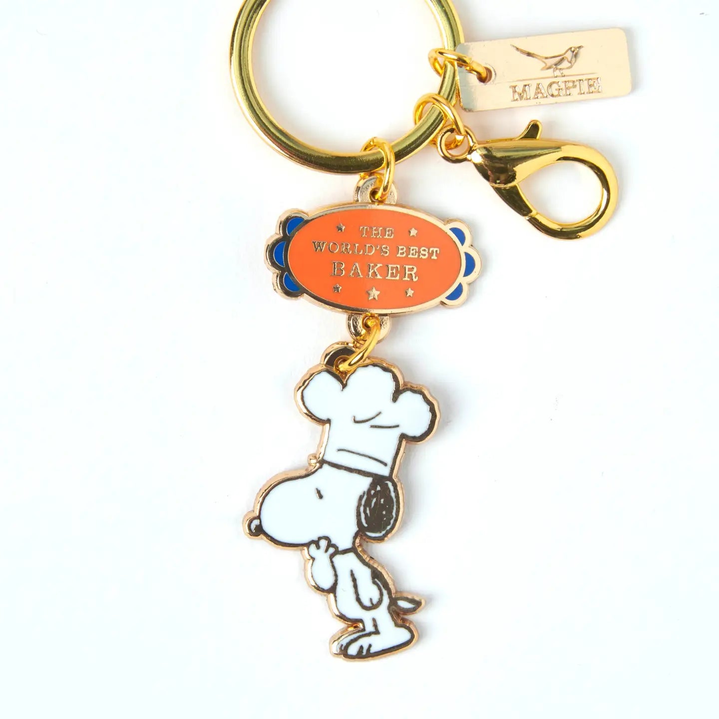 Peanuts Worlds Best Keyring - Baker