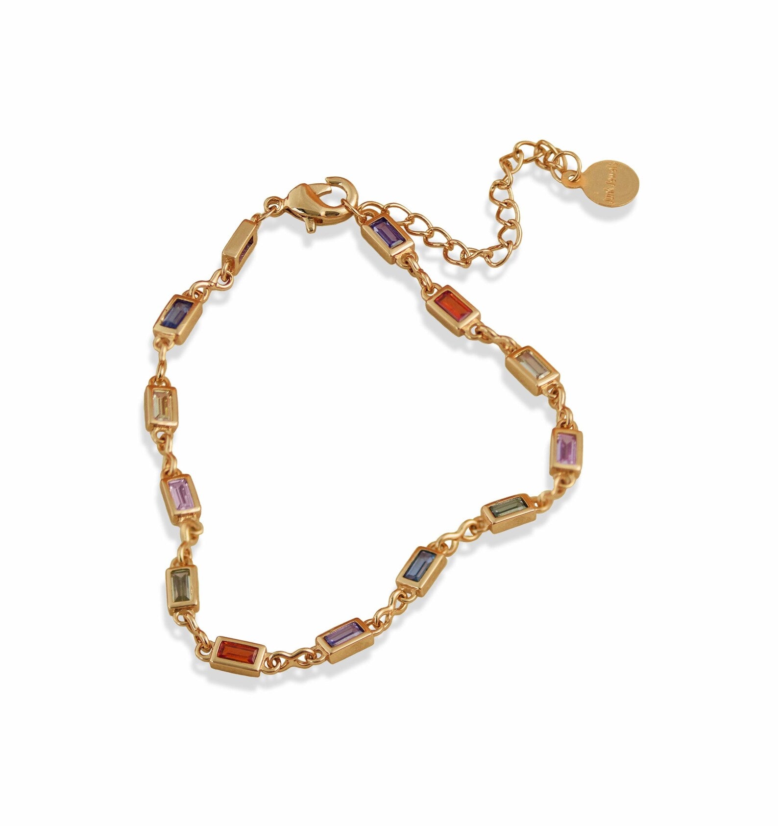 Rainbow Channel Bracelet - Gold