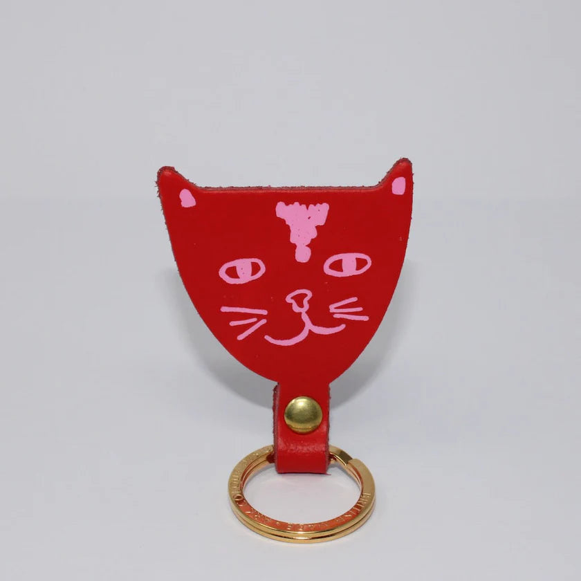 Ark - Cat Keyring - Red