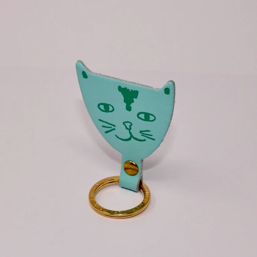Ark - Cat Keyring - Turquoise