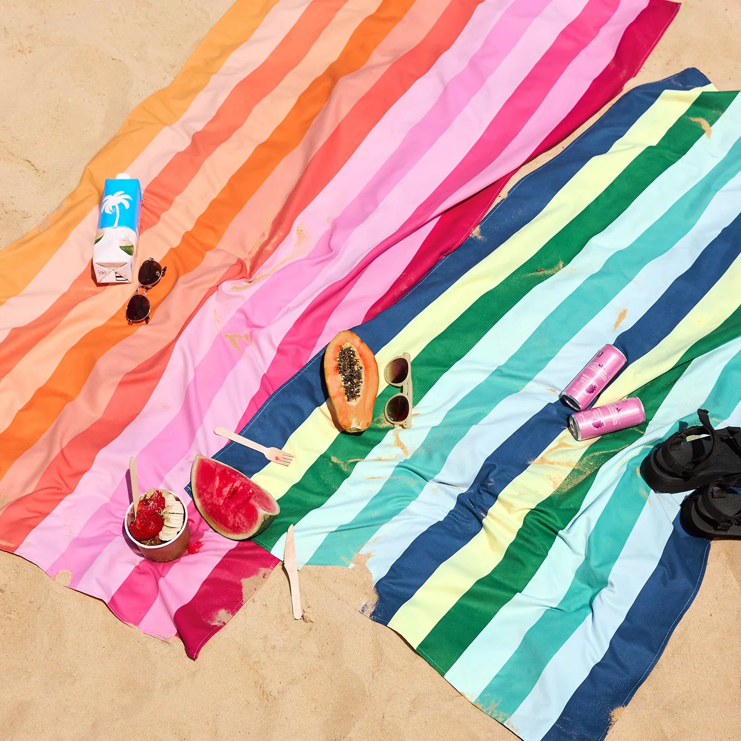 Dock & Bay Beach Towel - Cool Lagoon - Large