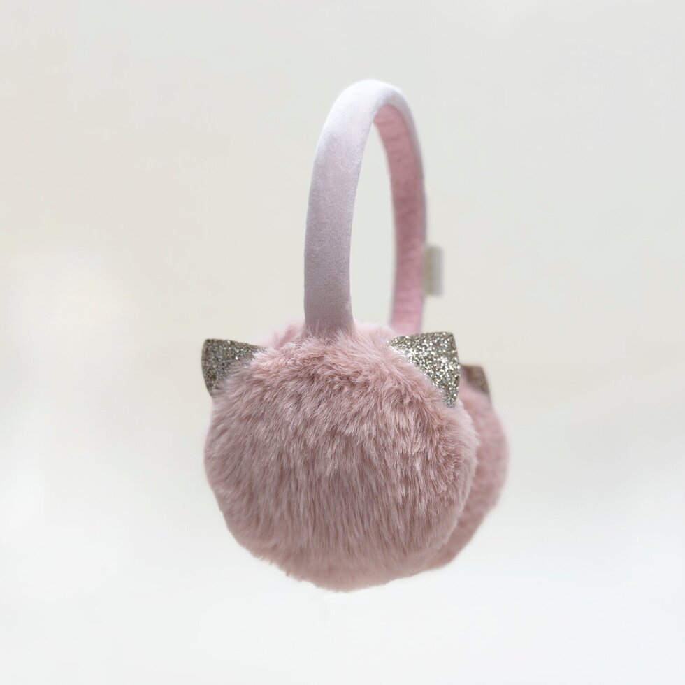 Cleo Cat Pink Earmuffs