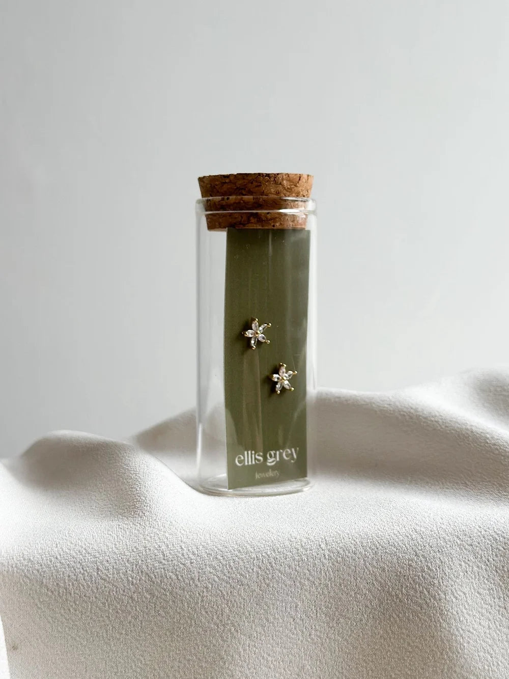 Ellis Grey - Glass Vial Stud Earrings