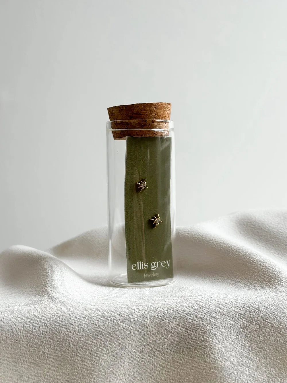Ellis Grey - Glass Vial Stud Earrings