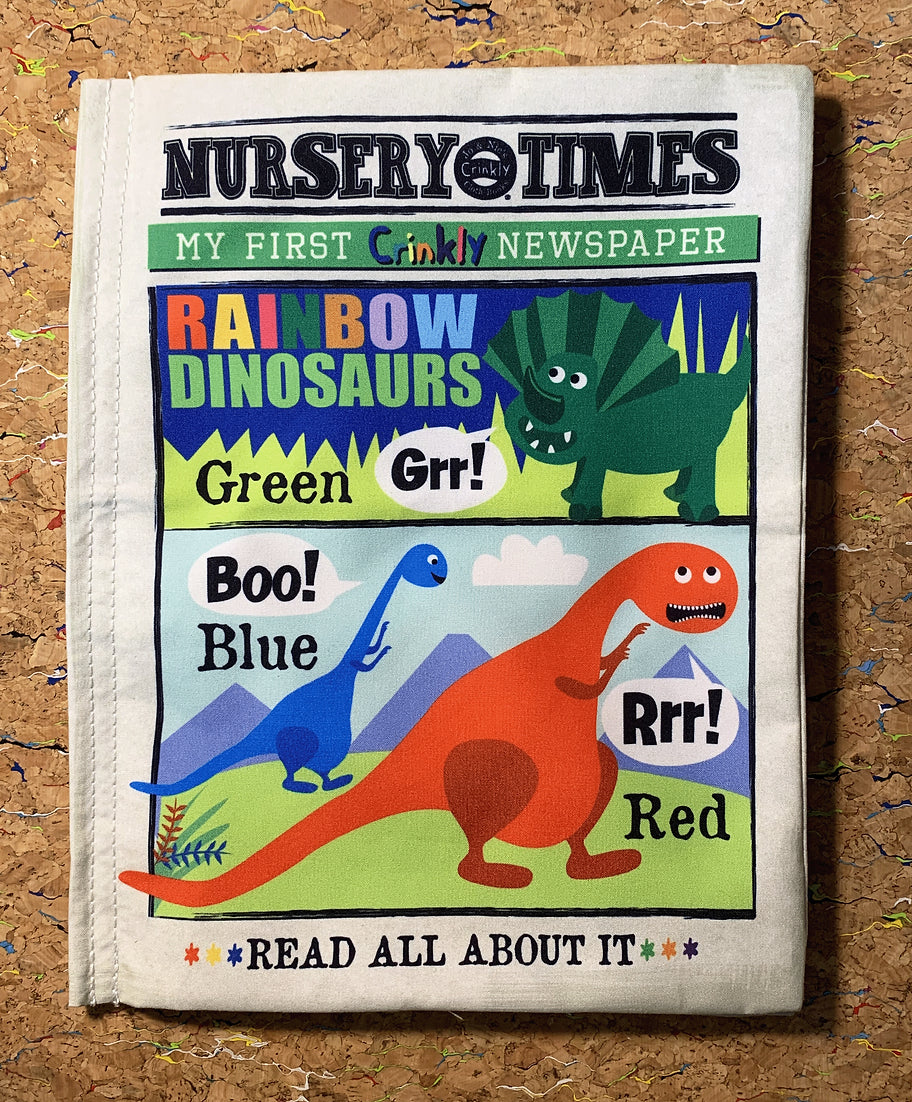 Rainbow Dinosaurs Newspaper