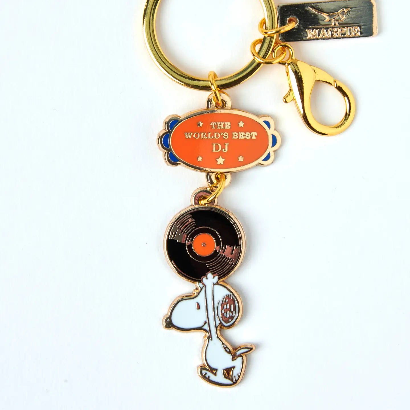 Peanuts Worlds Best Keyring - DJ