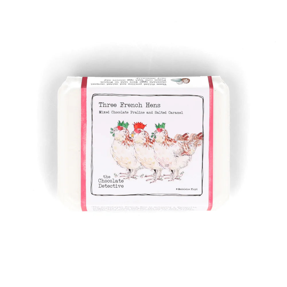 12 Christmas Three French Hens Eggs 150g