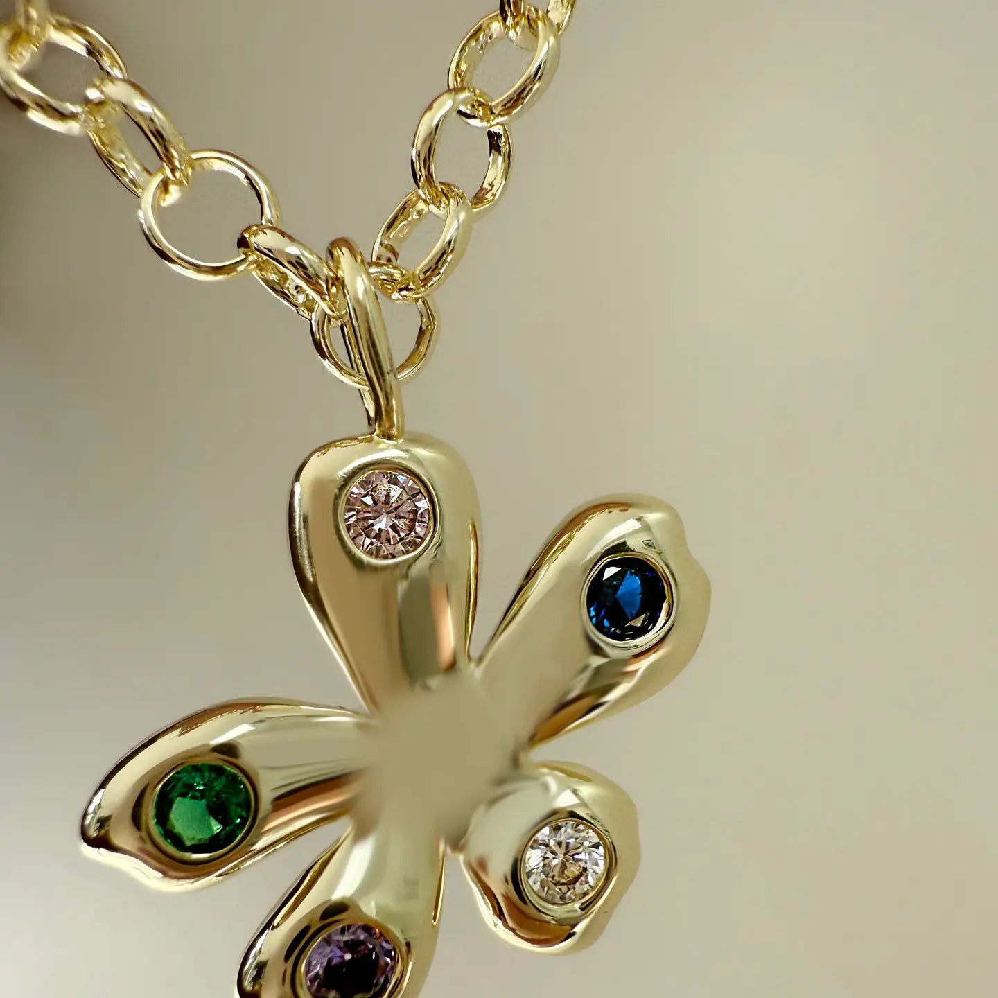 Wildflower Necklace - Gold