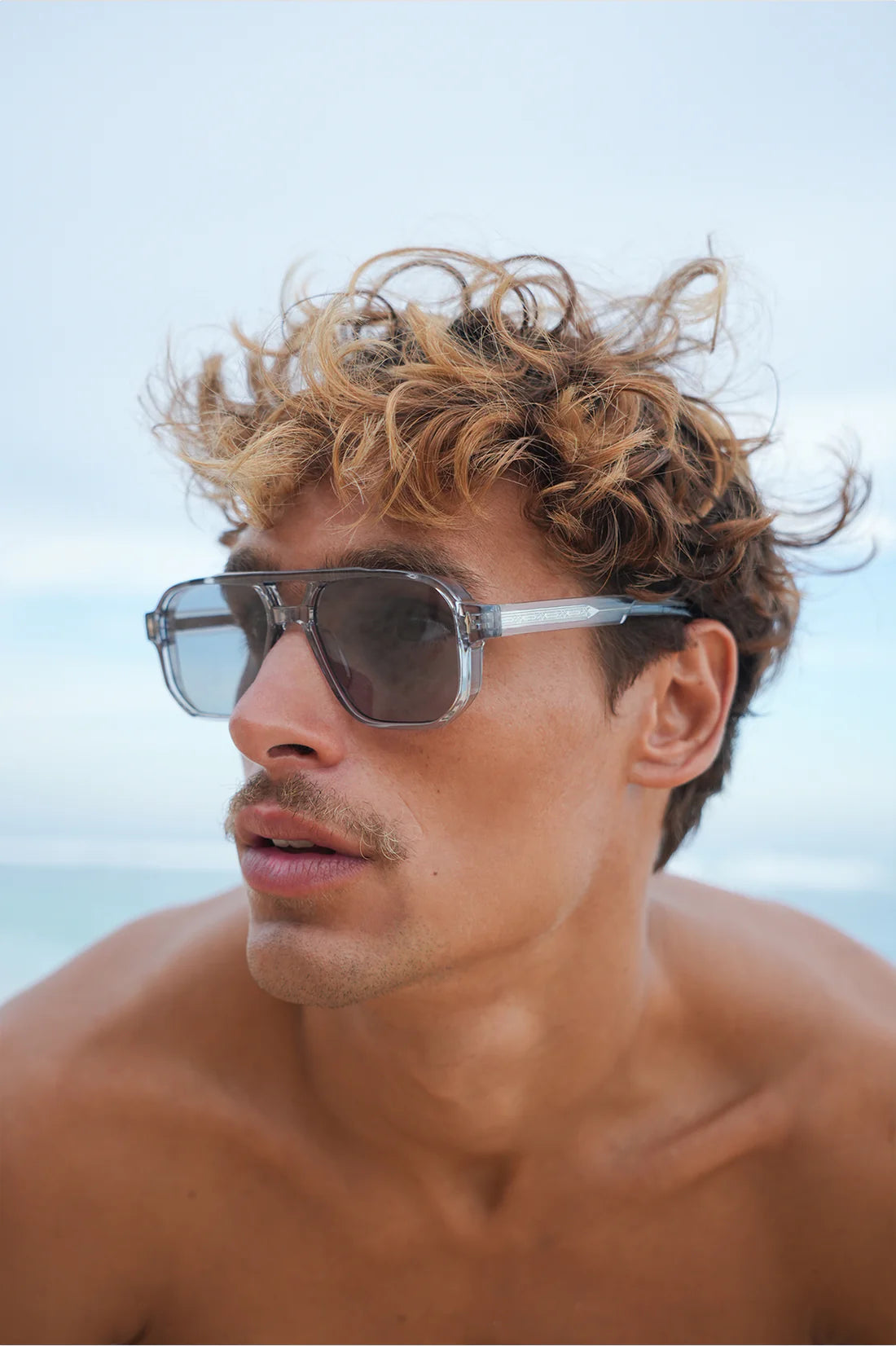 Sunglasses - Geneva - Grey Transparent