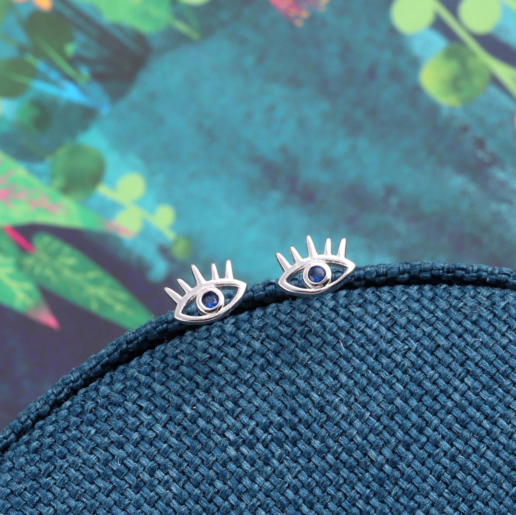 Attic - Evil Eye Earrings - Silver