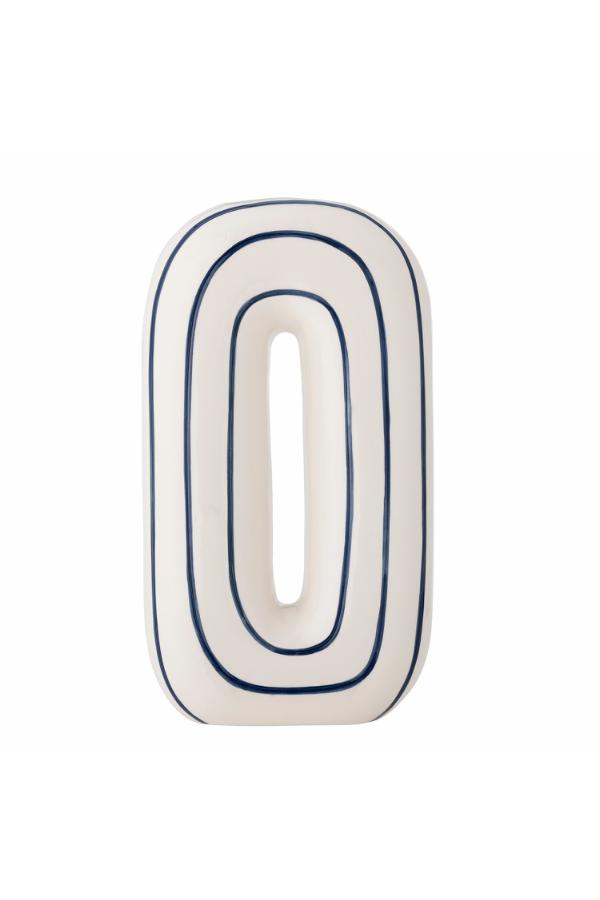 Mae Vase Blue Ceramic