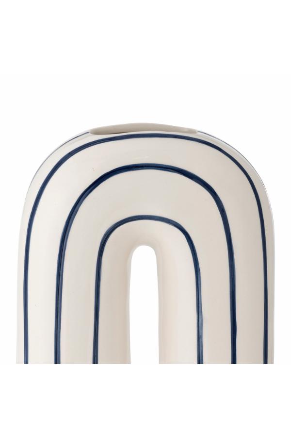 Mae Vase Blue Ceramic