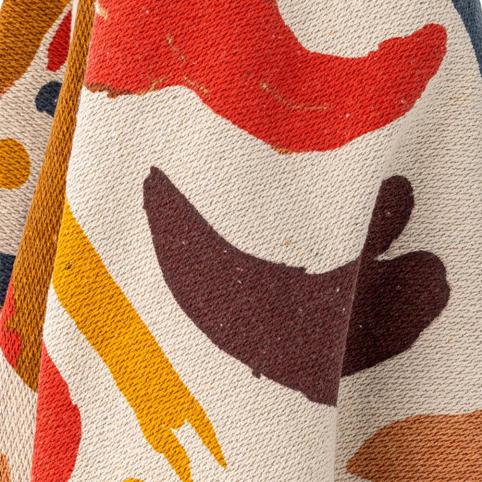 Horus Recycled Cotton Throw - Multi