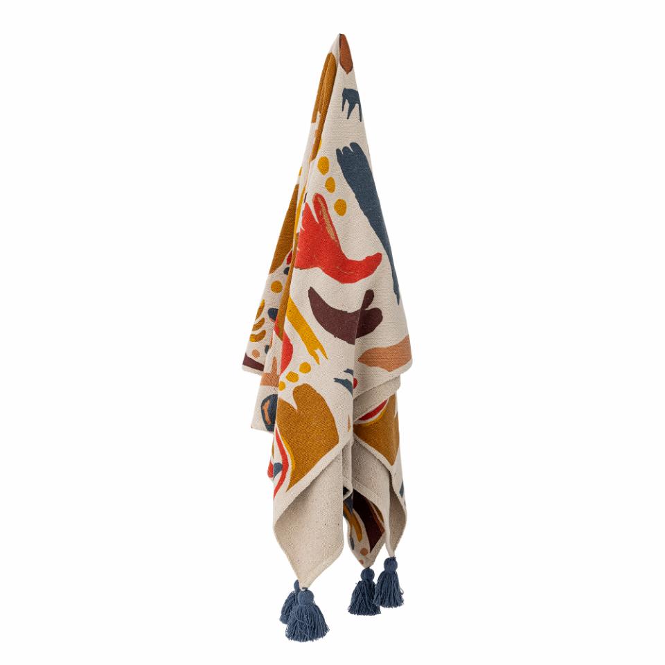 Horus Recycled Cotton Throw - Multi