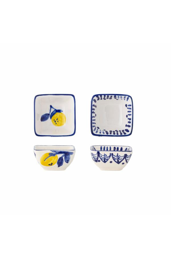 Maxima Bowl Blue Stoneware - set of 2