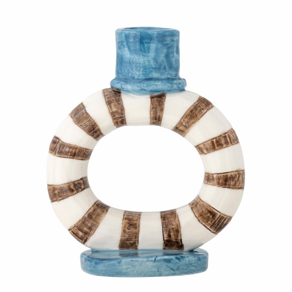 Tacana Candle Holder - Circle Stripes