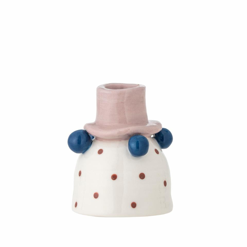 Tacana Candle Holder - Pink Dots