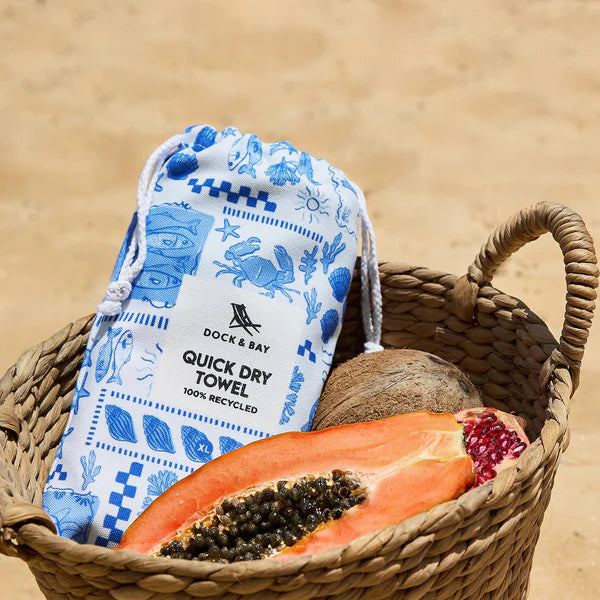 Dock & Bay - Beach Towel - Grecian Shores - XL