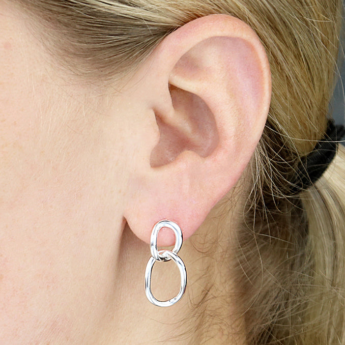 Abstract Loops Earring