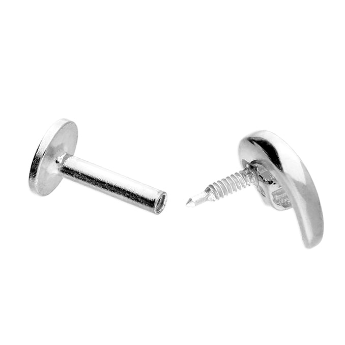 Moon Single Labret Stud Earring