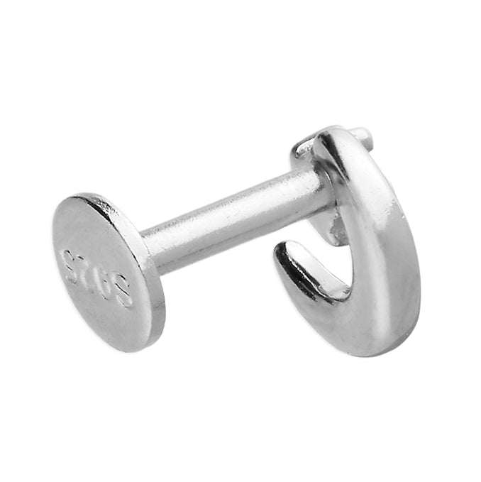 Moon Single Labret Stud Earring