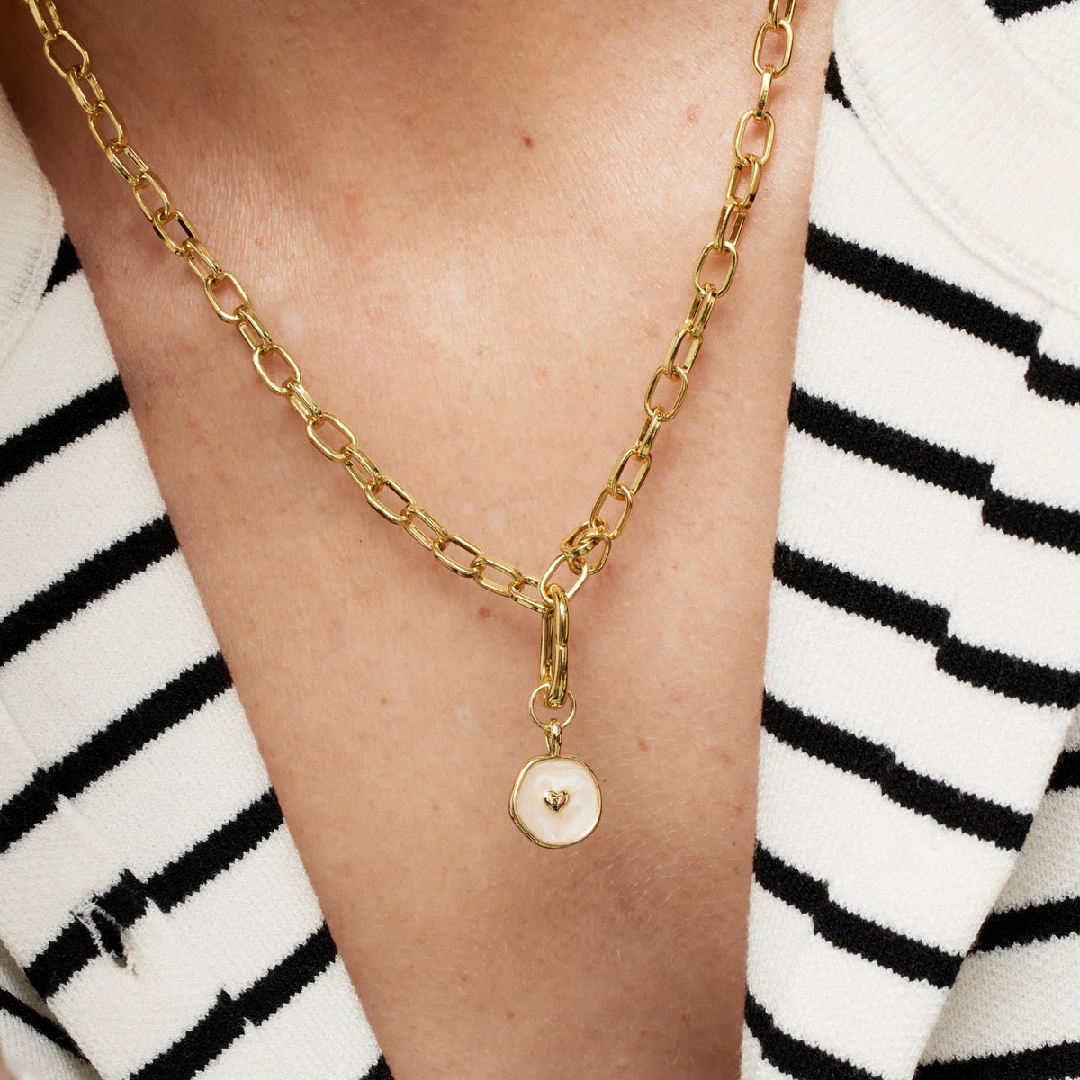 Gold Bardot Chain Necklace 20inch