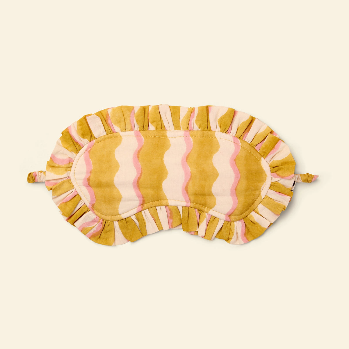 Organic Cotton Frill Eye Mask