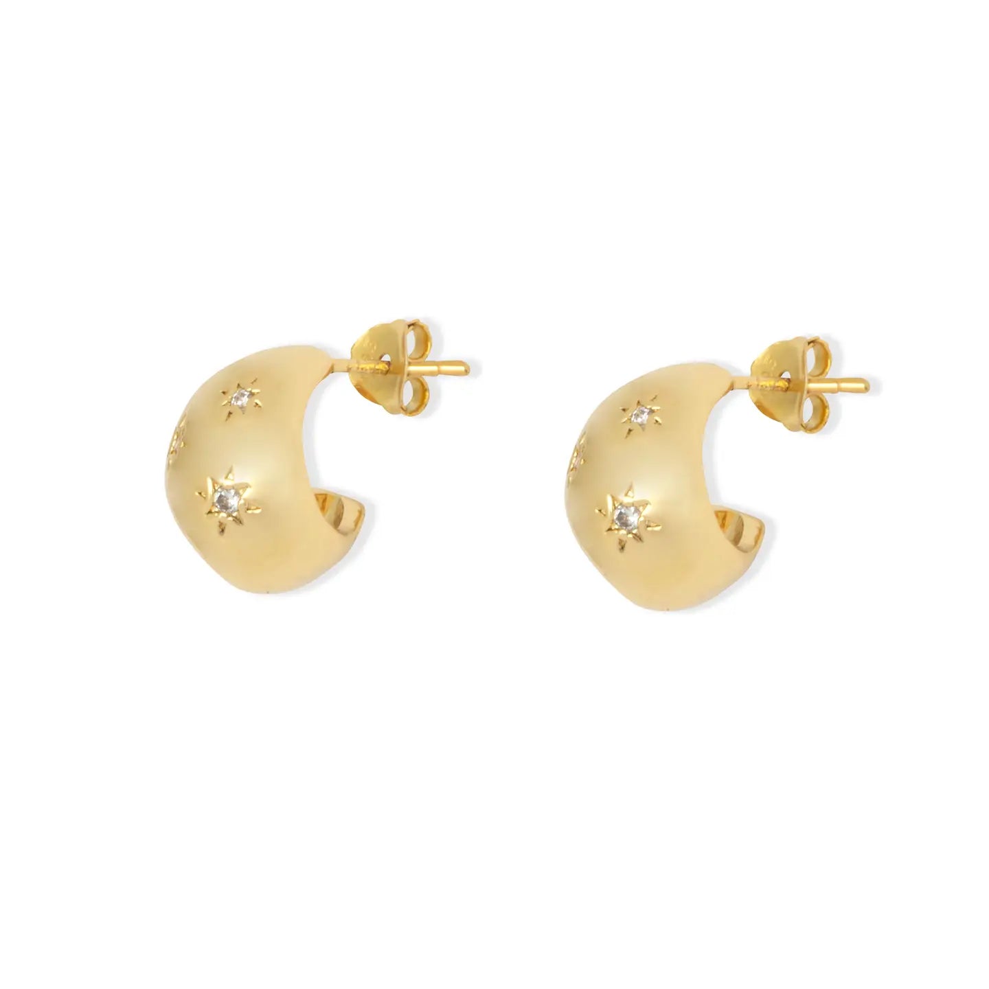 Ashiana London - Iver Gold Earrings