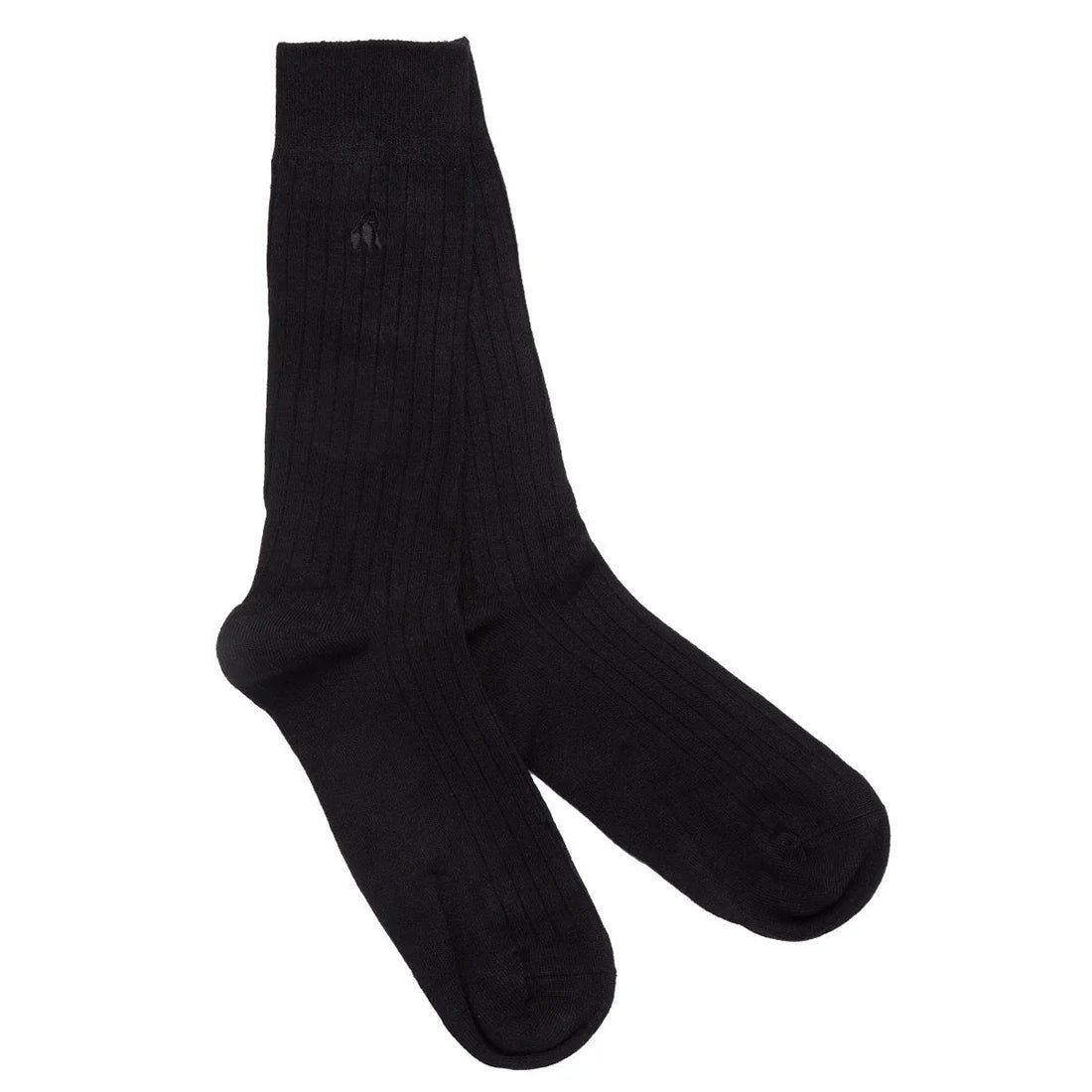 Swole Panda - Jet Black Bamboo Socks