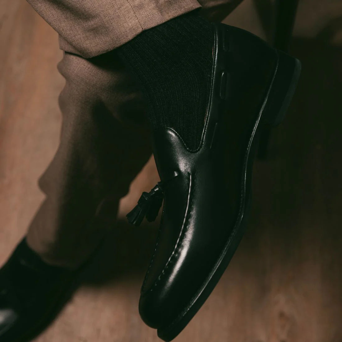 Swole Panda - Jet Black Bamboo Socks