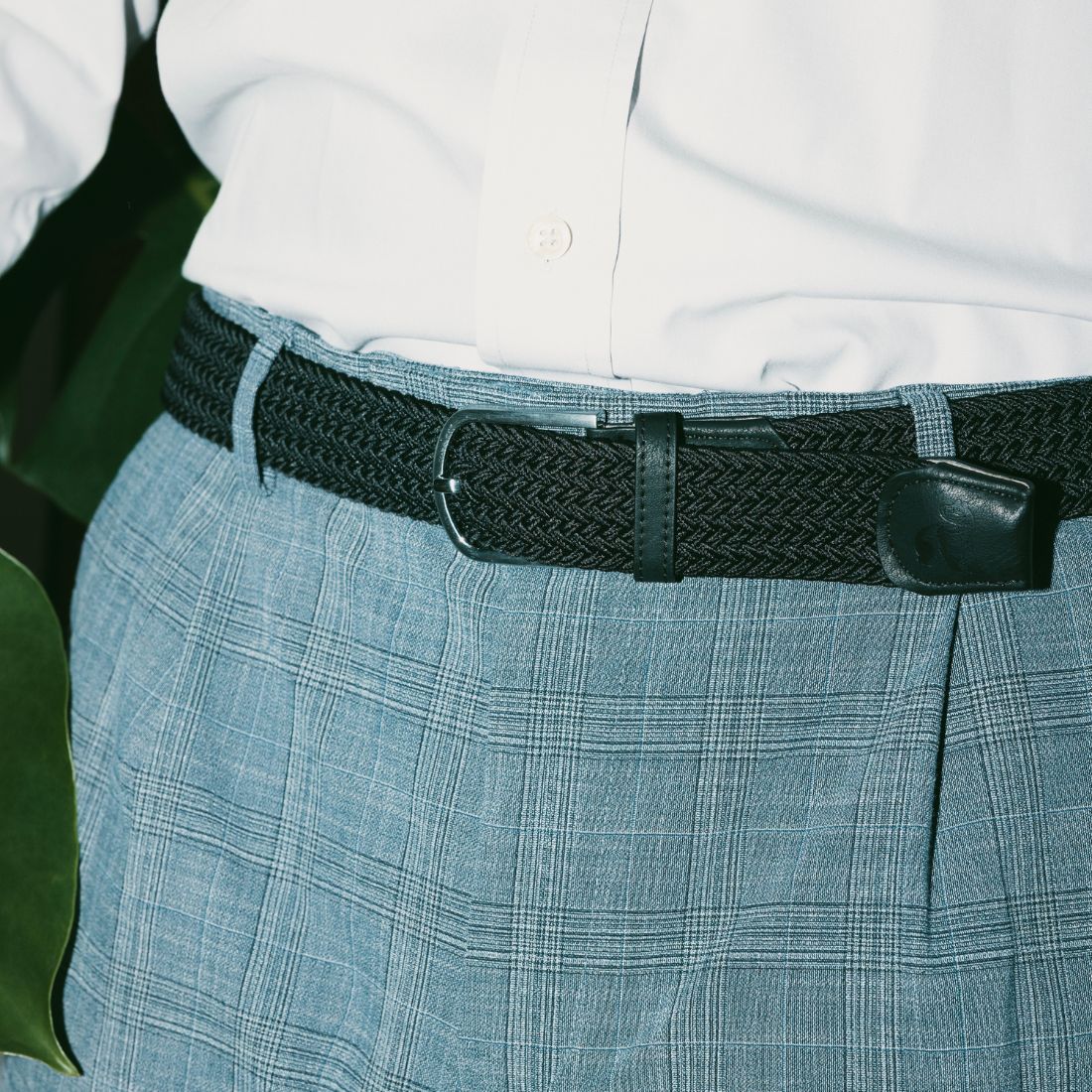 Swole Panda - Jet Black Woven Belt - M