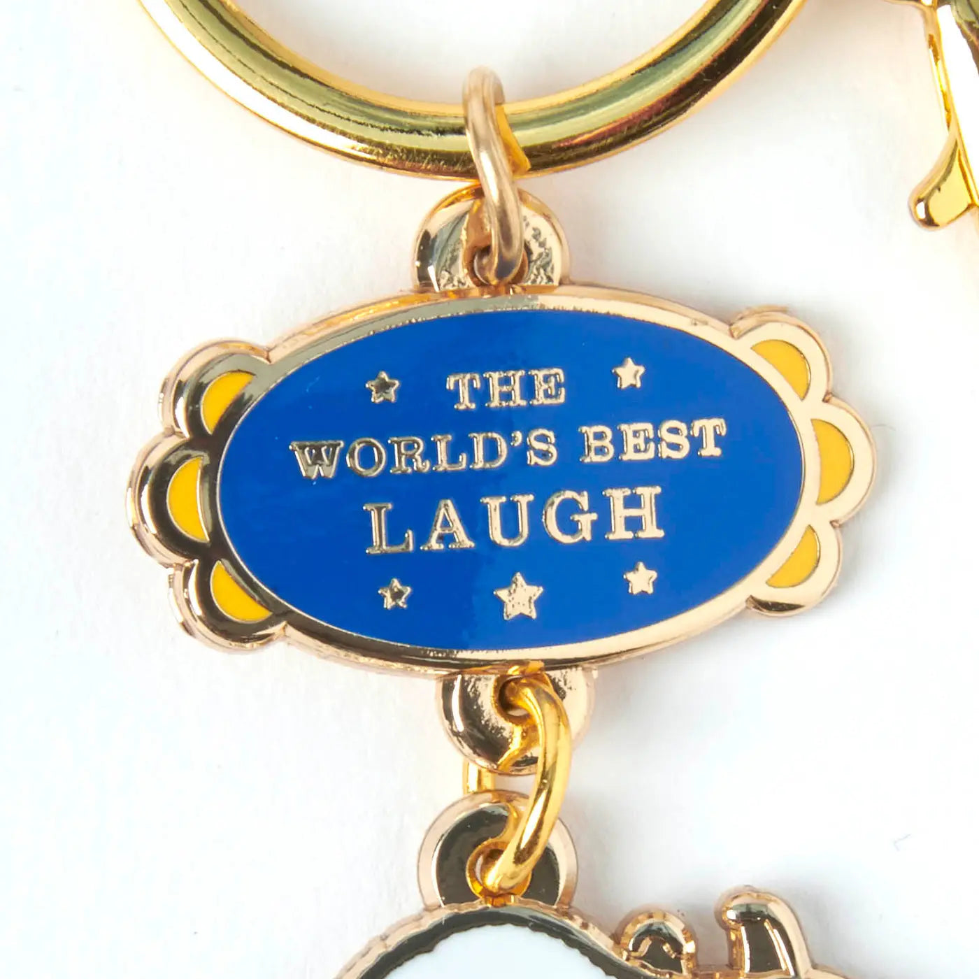 Peanuts Worlds Best Keyring - Laugh