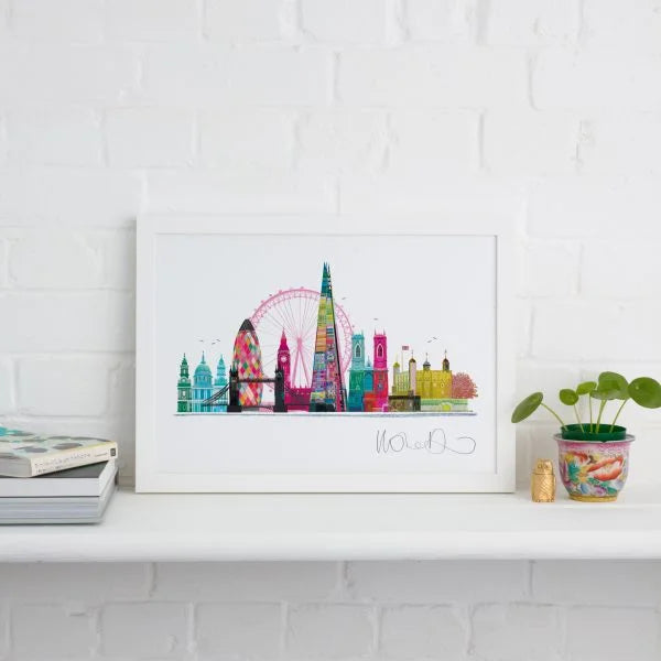 London Skyline - Landmarks Print - Unframed