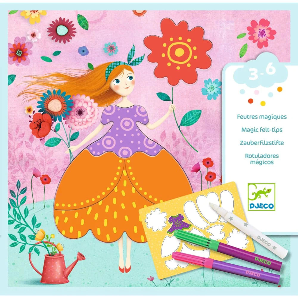 Djeco - Magic Colouring  - Maries Pretty Dresses