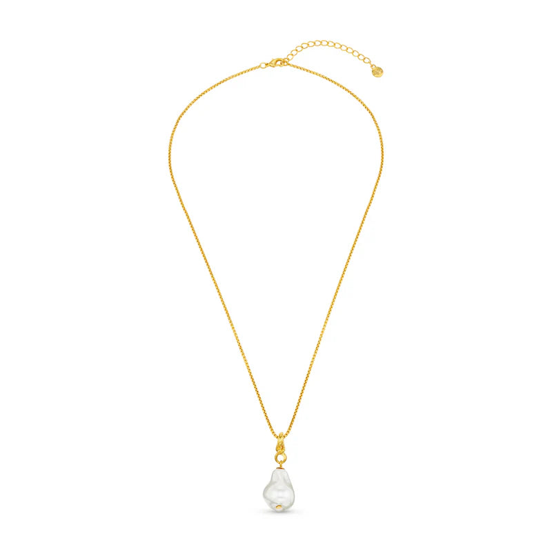 Orelia - Statement Pearl Drop Necklace