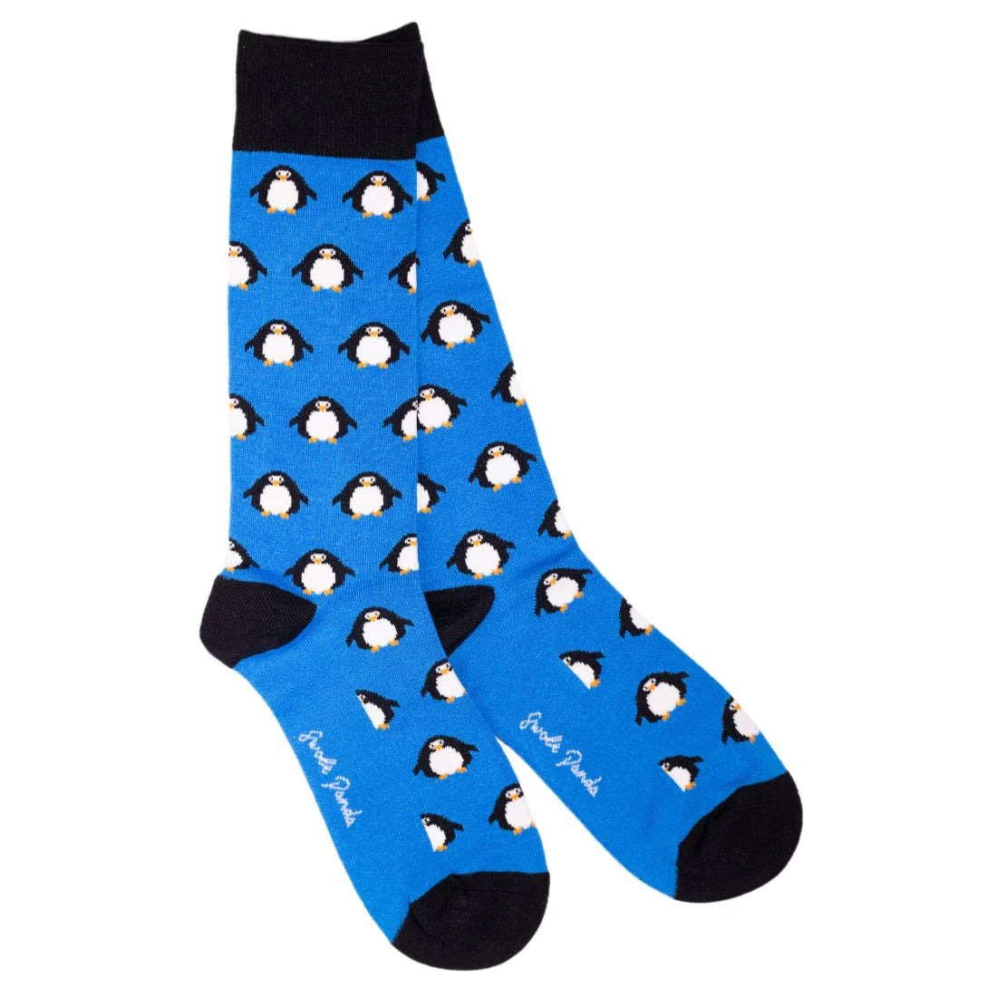 Swole Panda - Penguin Navy Bamboo Socks