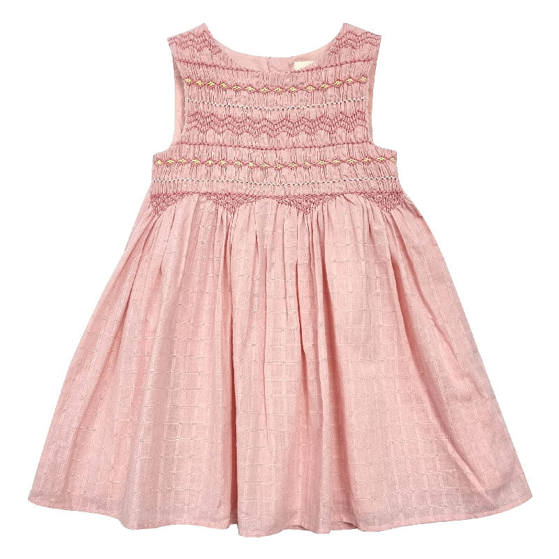 Albetta - Jacquard Hand Smocked Dress 4-5 Years
