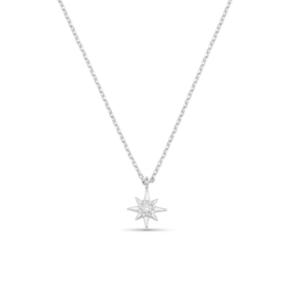 Orelia - Crystal Starburst Charm Necklace Gift Box
